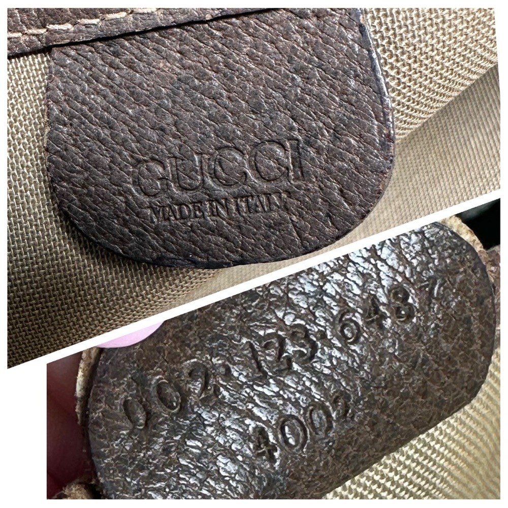❤️Vintage Gucci Web Strap Tote GG Supreme Canvas - Picture 12 of 15